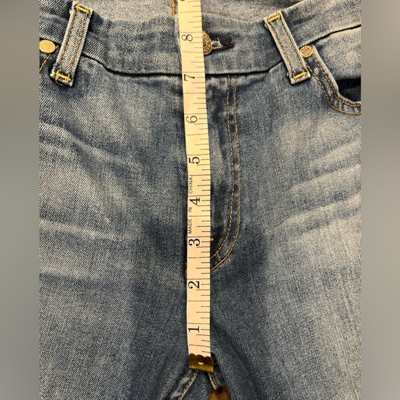 7 For All Mankind The Skinny Medium Wash Jean - Picture 9 of 10